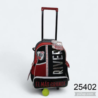 Imagen de MOCHILA RIVER PLATE.18" C/CARRO 10.25